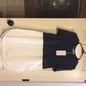 Zara trafaluc shirt dress two tone Medium NWT